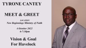 Tyrone Cantey Meet & Greet @ New Beginnings Ministry of Faith